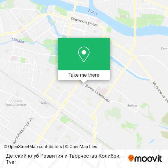 Детский клуб Развития и Творчества Колибри map