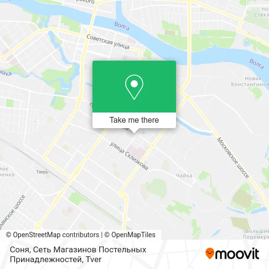 Соня, Сеть Магазинов Постельных Принадлежностей map