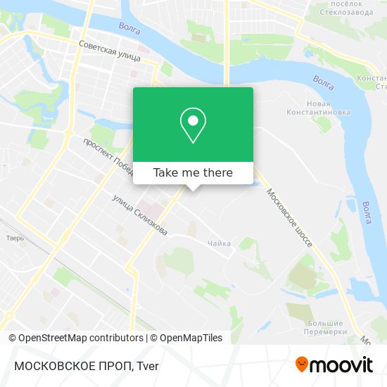 МОСКОВСКОЕ ПРОП map