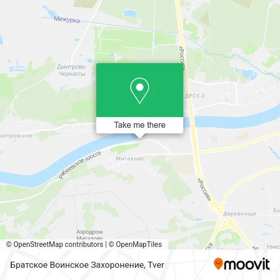 Братское Воинское Захоронение map