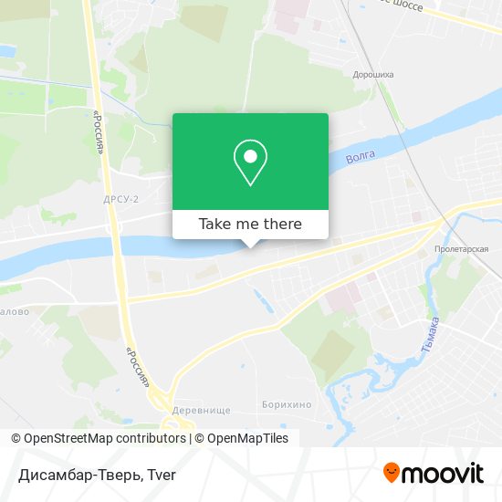 Дисамбар-Тверь map