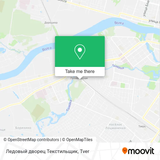 Ледовый дворец Текстильщик map
