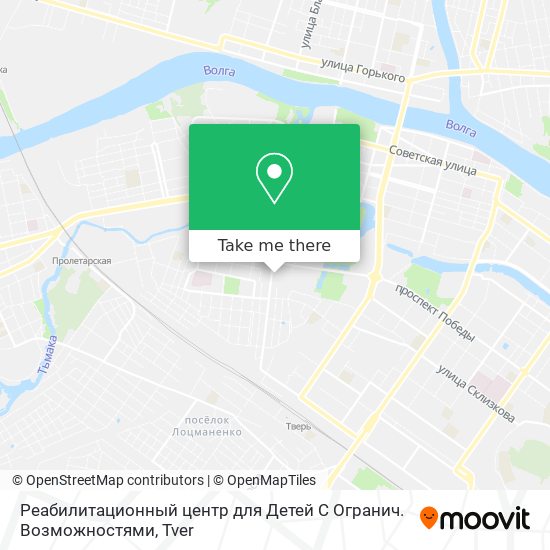 Реабилитационный центр для Детей С Огранич. Возможностями map