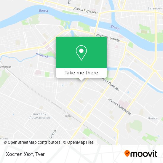 Хостел Уют map