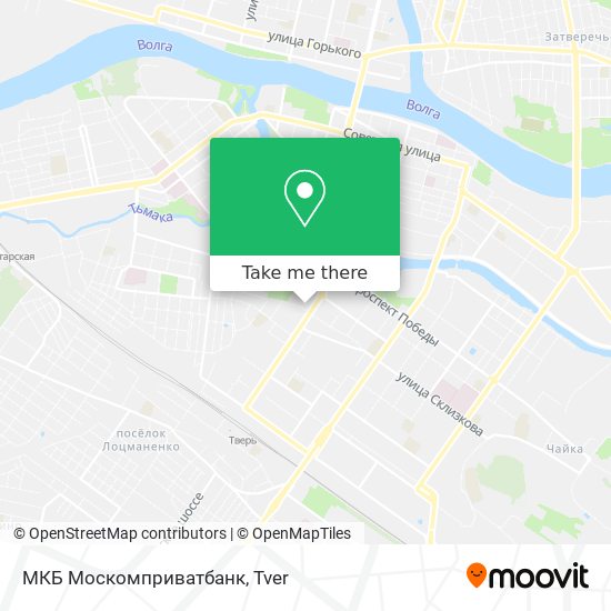 МКБ Москомприватбанк map
