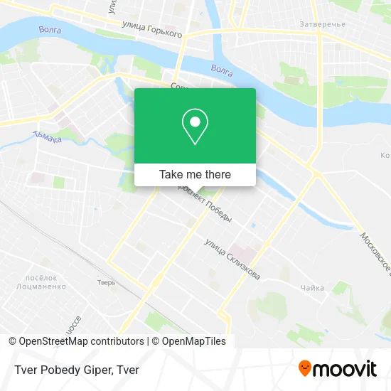Tver Pobedy Giper map