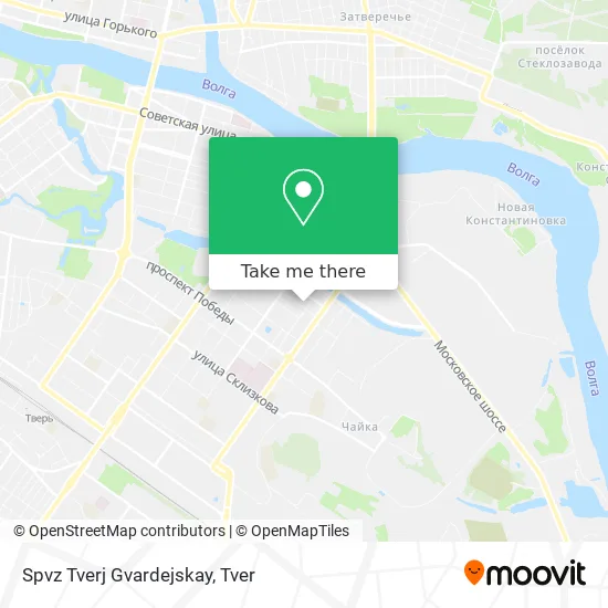 Spvz Tverj Gvardejskay map