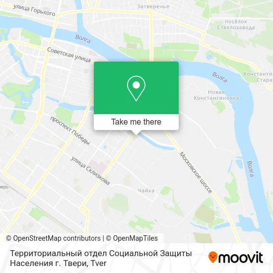 Территориальный отдел Социальной Защиты Населения г. Твери map