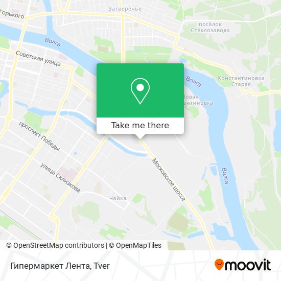 Гипермаркет Лента map