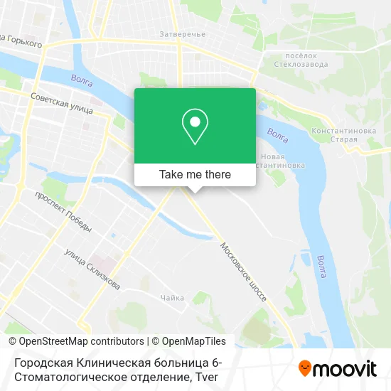 Городская Клиническая больница 6-Стоматологическое отделение map