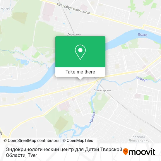 Эндокринологический центр для Детей Тверской Области map