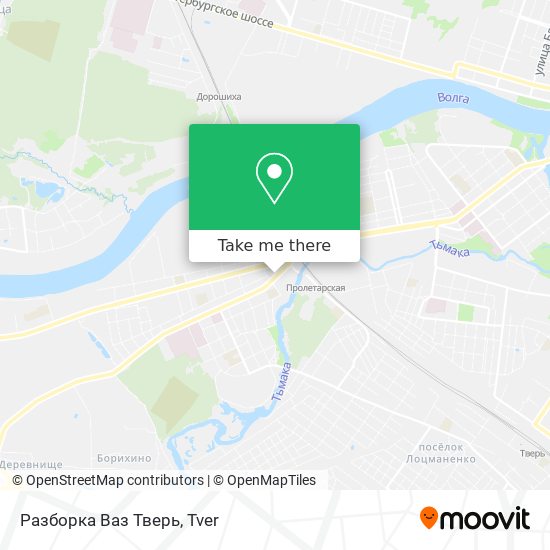Разборка Ваз Тверь map