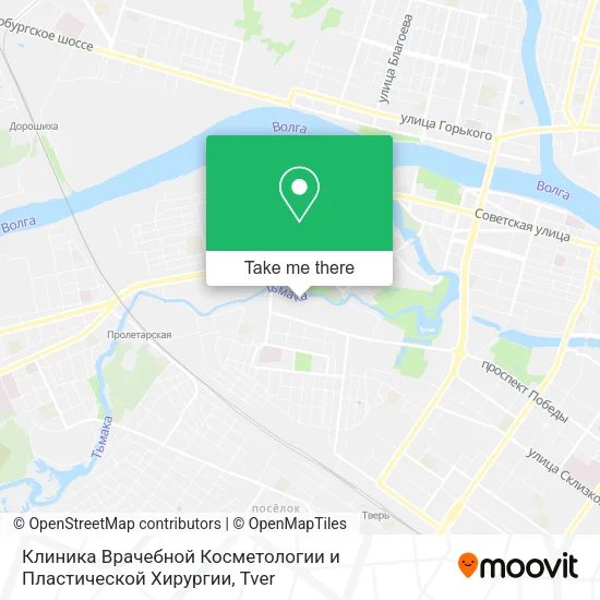 Клиника Врачебной Косметологии и Пластической Хирургии map
