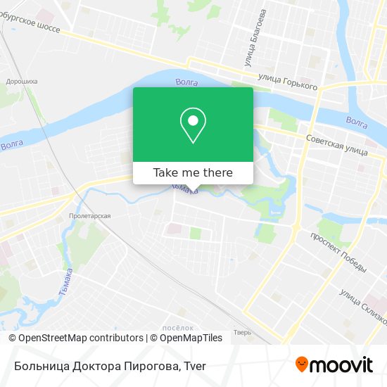 Больница Доктора Пирогова map