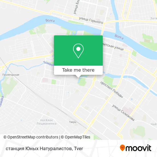 станция Юных Натуралистов map