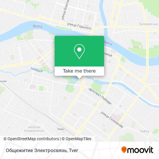 Общежитие Электросвязь map