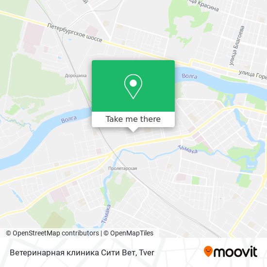 Ветеринарная клиника Сити Вет map