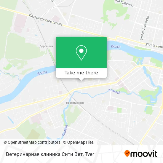 Ветеринарная клиника Сити Вет map