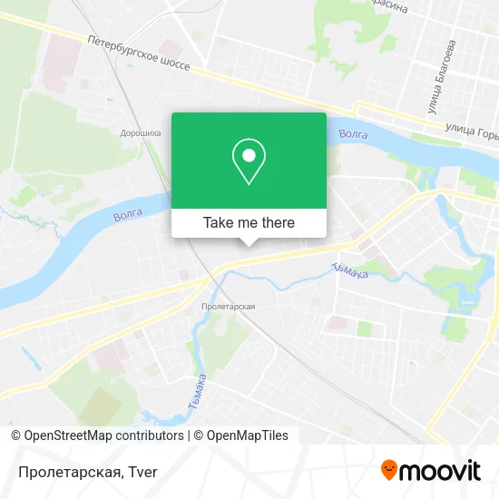 Пролетарская map