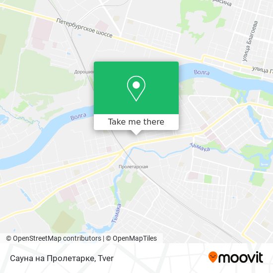 Сауна на Пролетарке map