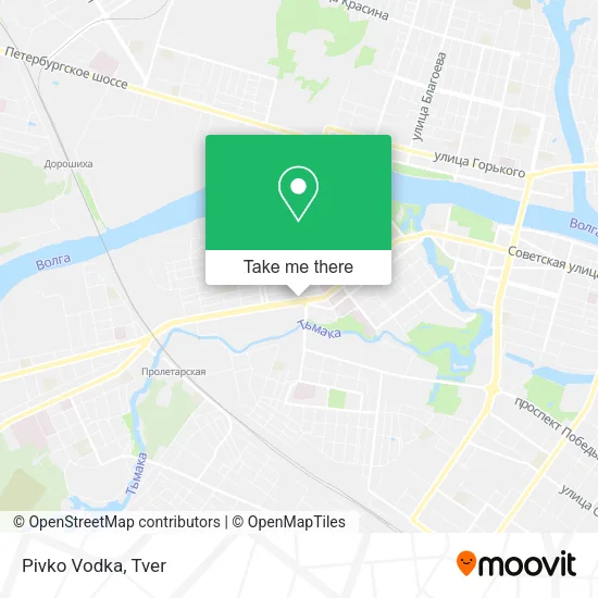 Pivko Vodka map