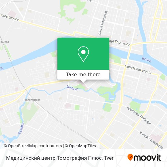 Медицинский центр Томография Плюс map