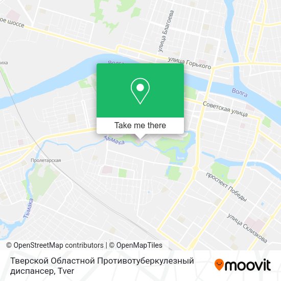 Тверской Областной Противотуберкулезный диспансер map