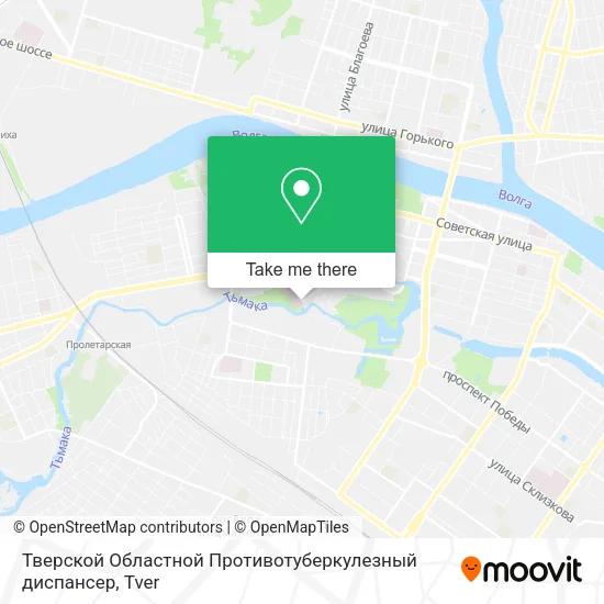 Тверской Областной Противотуберкулезный диспансер map