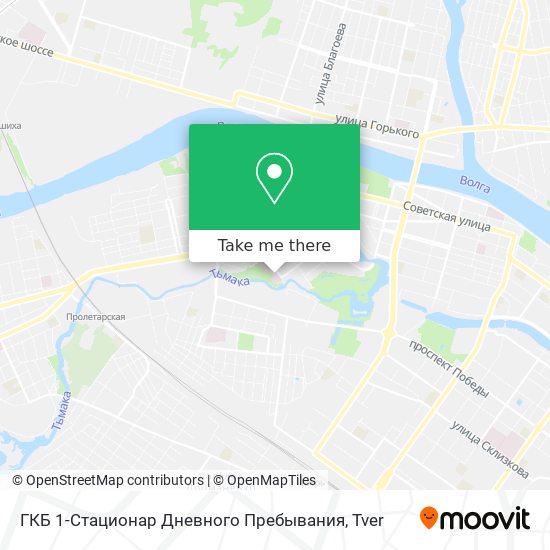 ГКБ 1-Стационар Дневного Пребывания map