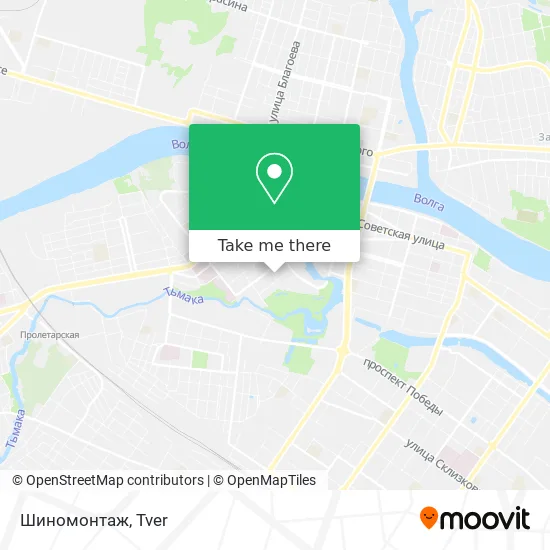Шиномонтаж map