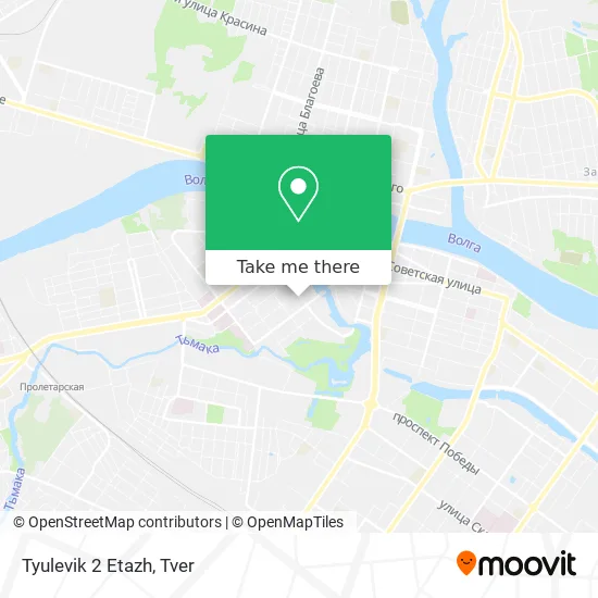 Tyulevik 2 Etazh map