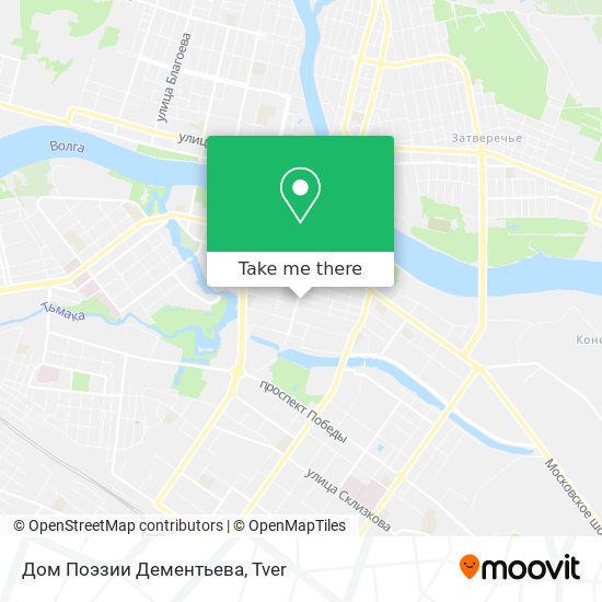 Дом Поэзии Дементьева map