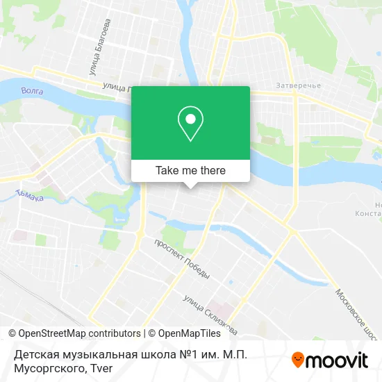 Детская музыкальная школа №1 им. М.П. Мусоргского map