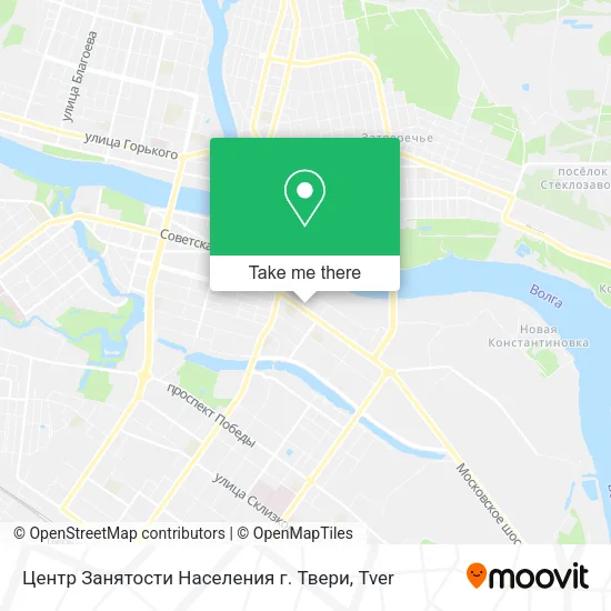 Центр Занятости Населения г. Твери map