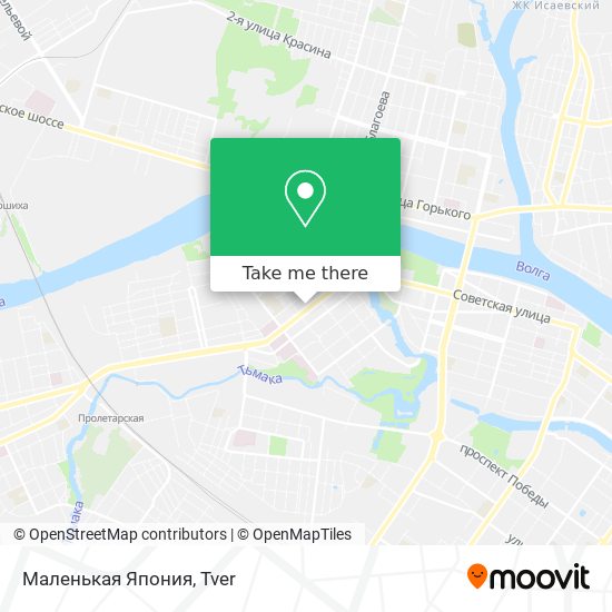 Маленькая Япония map