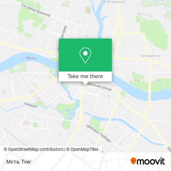 Мста map