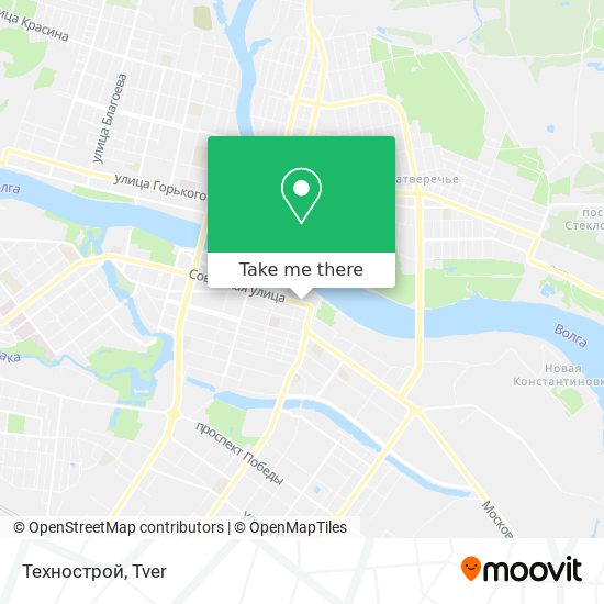 Технострой map
