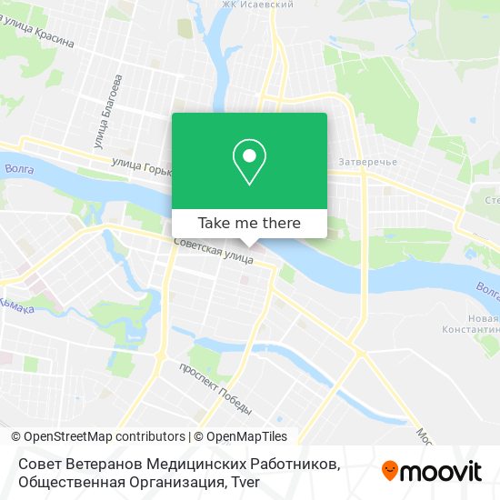 Совет Ветеранов Медицинских Работников, Общественная Организация map