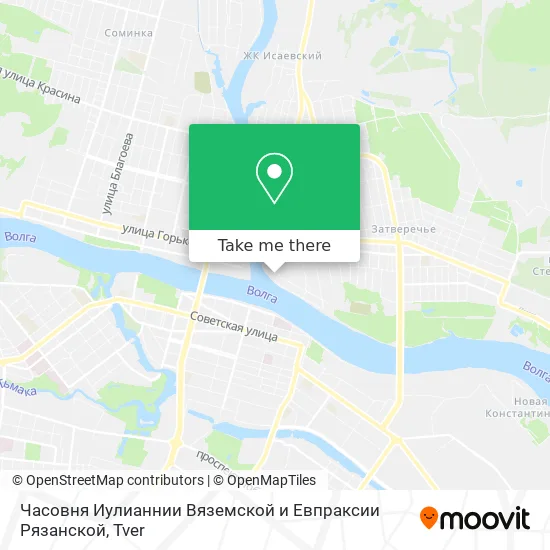 Часовня Иулианнии Вяземской и Евпраксии Рязанской map