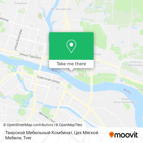 Тверской Мебельный Комбинат, Цех Мягкой Мебели map