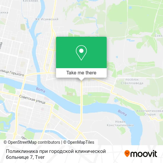 Поликлиника при городской клинической больнице 7 map