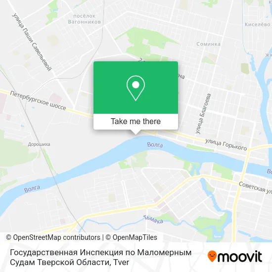 Государственная Инспекция по Маломерным Судам Тверской Области map