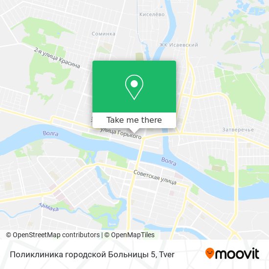 Поликлиника городской Больницы 5 map