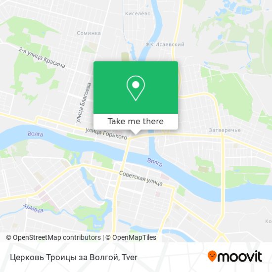 Церковь Троицы за Волгой map