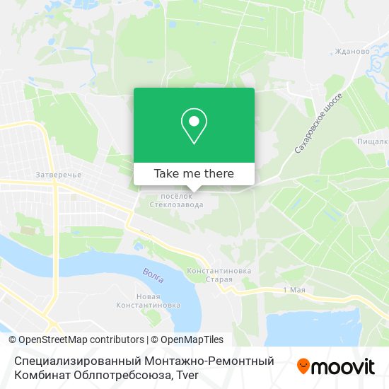 Специализированный Монтажно-Ремонтный Комбинат Облпотребсоюза map