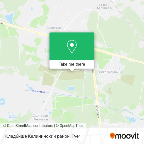 Кладбище Калининский район map