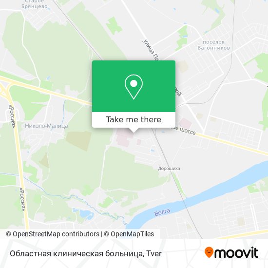Областная клиническая больница map