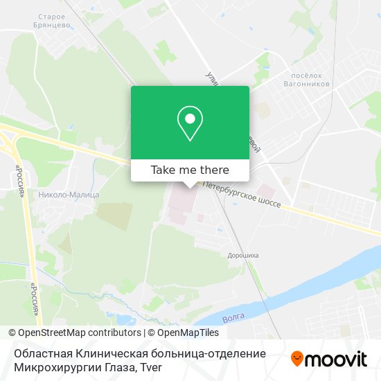 Областная Клиническая больница-отделение Микрохирургии Глаза map