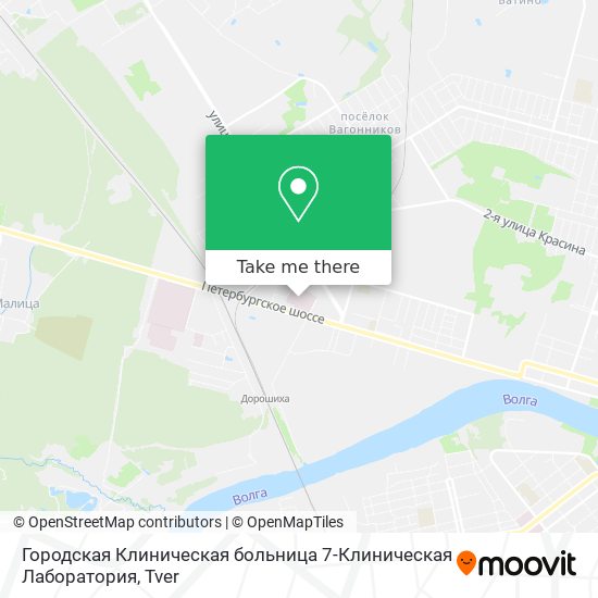 Городская Клиническая больница 7-Клиническая Лаборатория map
