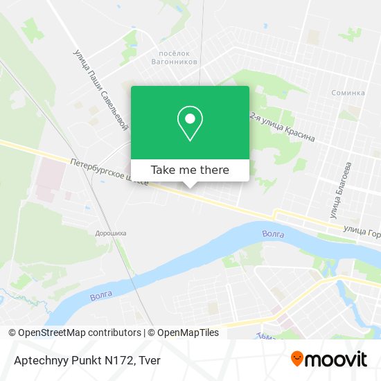 Aptechnyy Punkt N172 map
